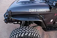Fabtech FTS24212 Tube Front Fenders for 2018-2019 Jeep JL