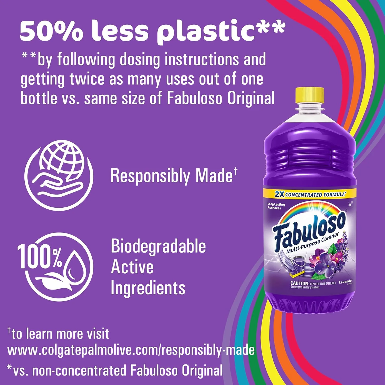 Fabuloso All-Purpose Cleaner, Lavender - 33.8 Fluid Ounce