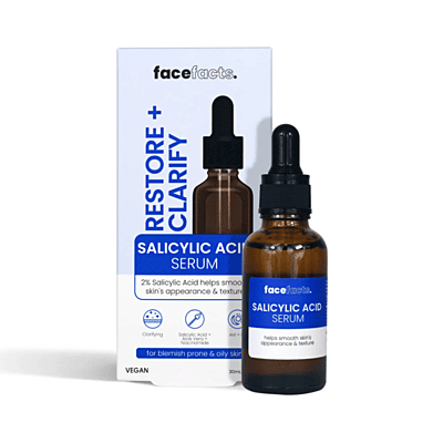 Face Facts Restore & Clarify Salicylic Acid Facial Serum - 30ml Face Facts Restore & Clarify Salicylic Acid Facial Serum - 30ml