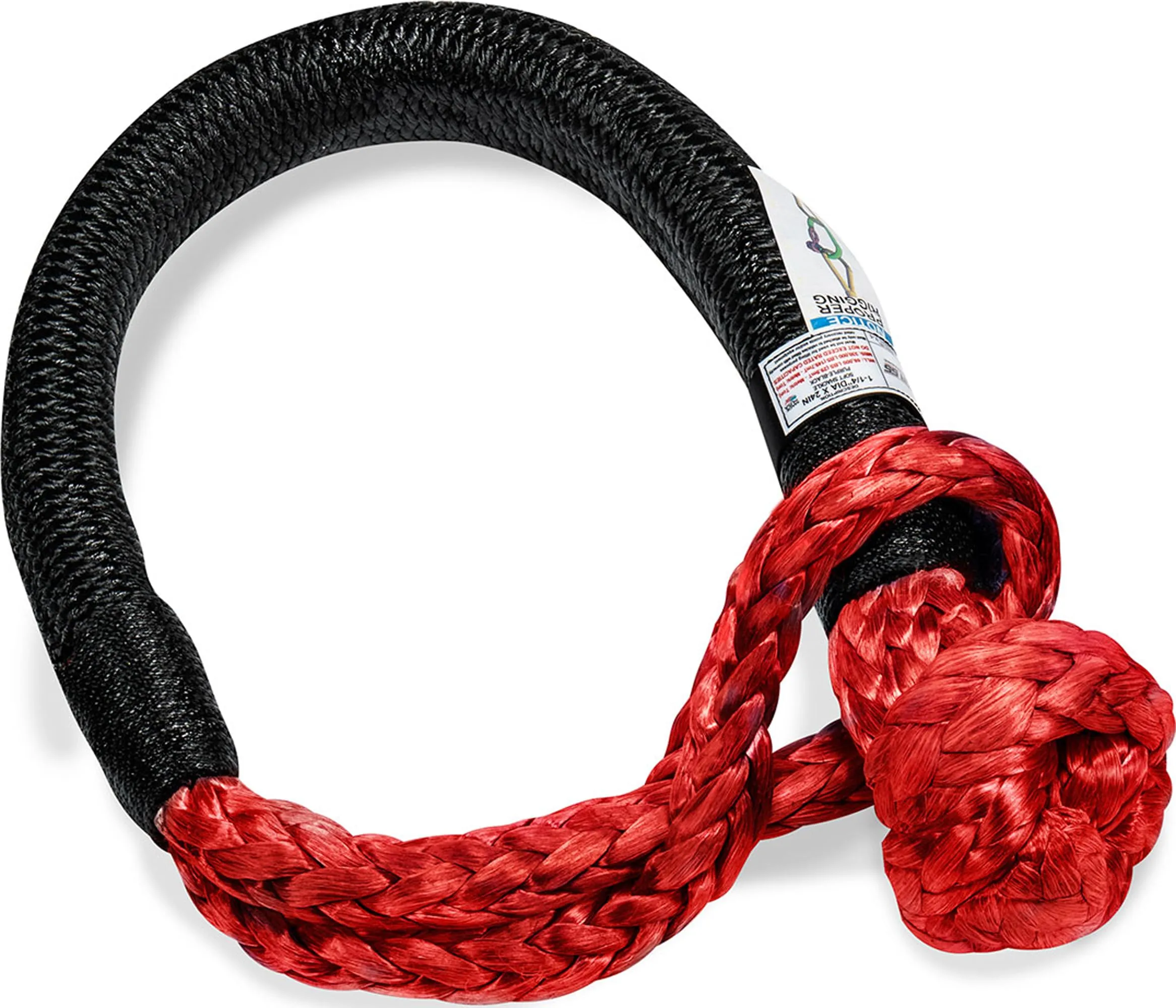 Factor 55 Extreme Duty 1-1/8" x 24" Soft Shackle, 294,000 lbs. Minimum Breaking Strength