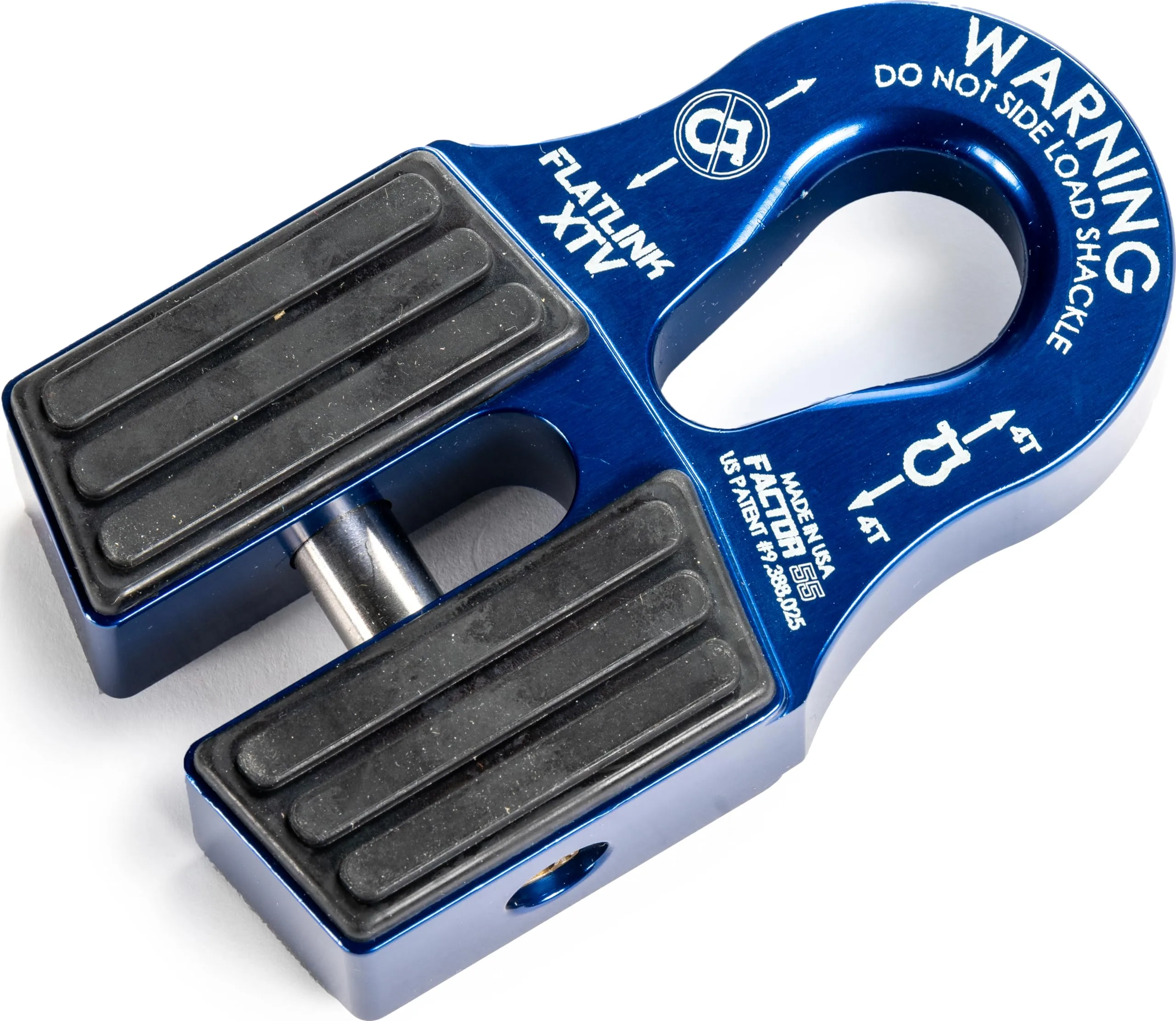 Factor 55 Flatlink XTV Closed System Winch, Designed for UTV/ATV Winches up to 6,000 lbs - Blue