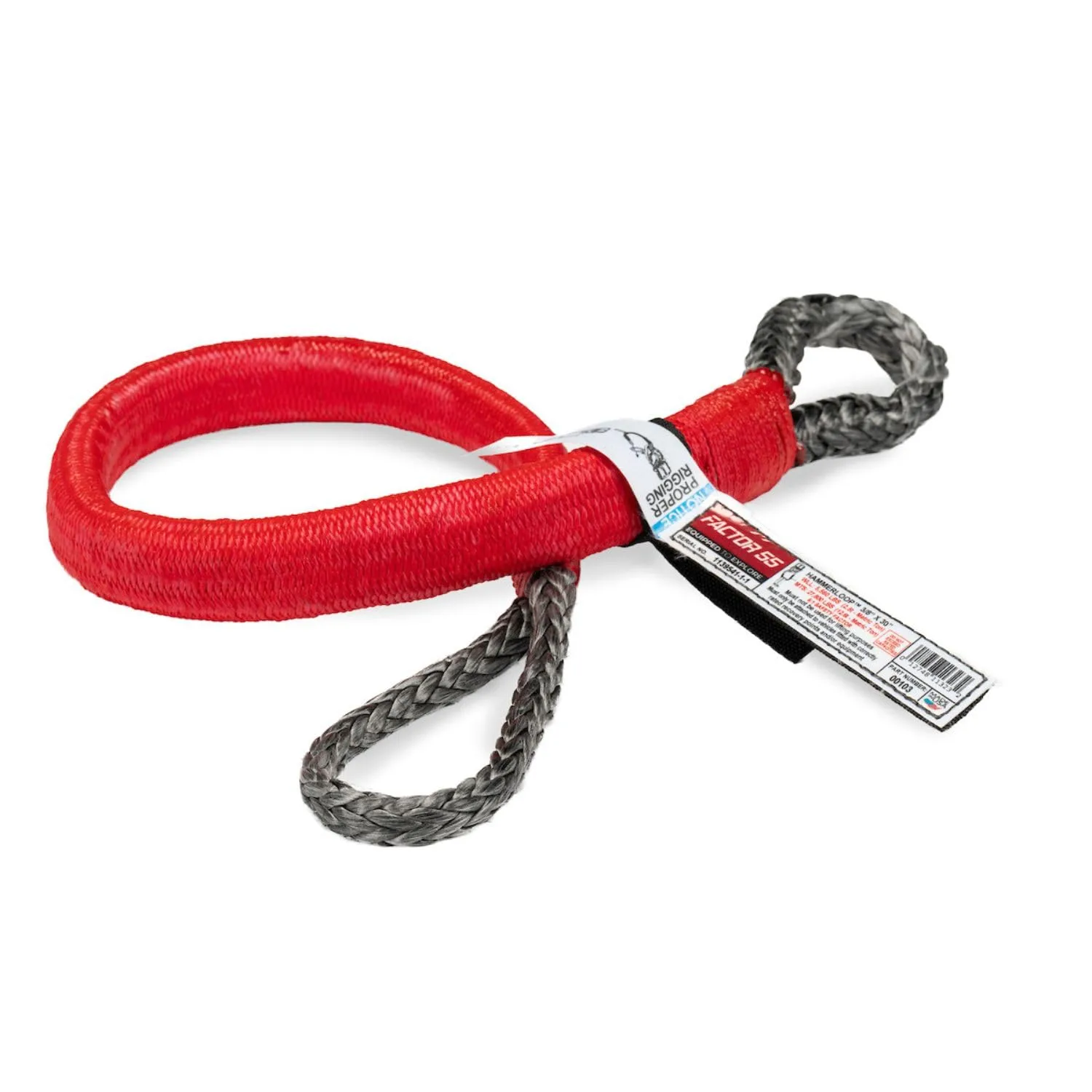 Factor 55 PN 00103 Hammerloop 3/8 x 30 in. Winch rigging accessory designed for the toughest off-road challenges