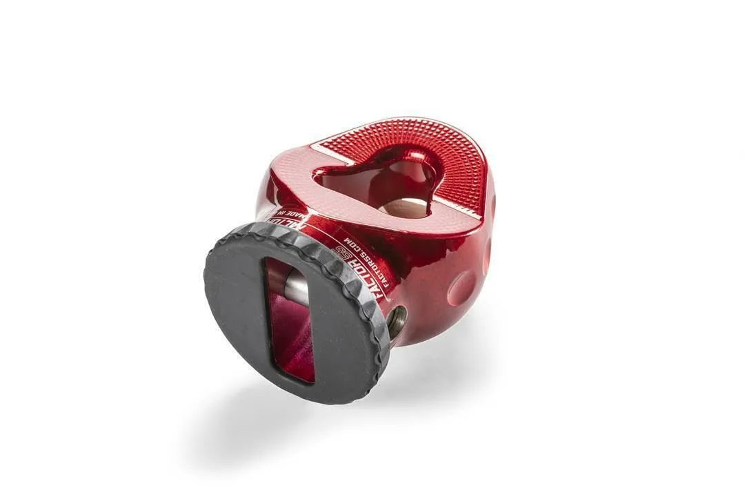 Factor 55 Prolink E Titanium Double Shear Pin, Designed for Steel Cables and Synthetic Winch Ropes up to 3/8" Diameter - Red