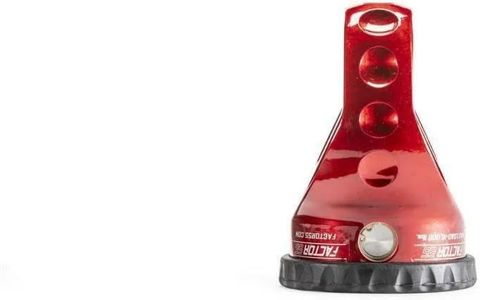 Factor 55 Prolink E Titanium Double Shear Pin, Designed for Steel Cables and Synthetic Winch Ropes up to 3/8" Diameter - Red
