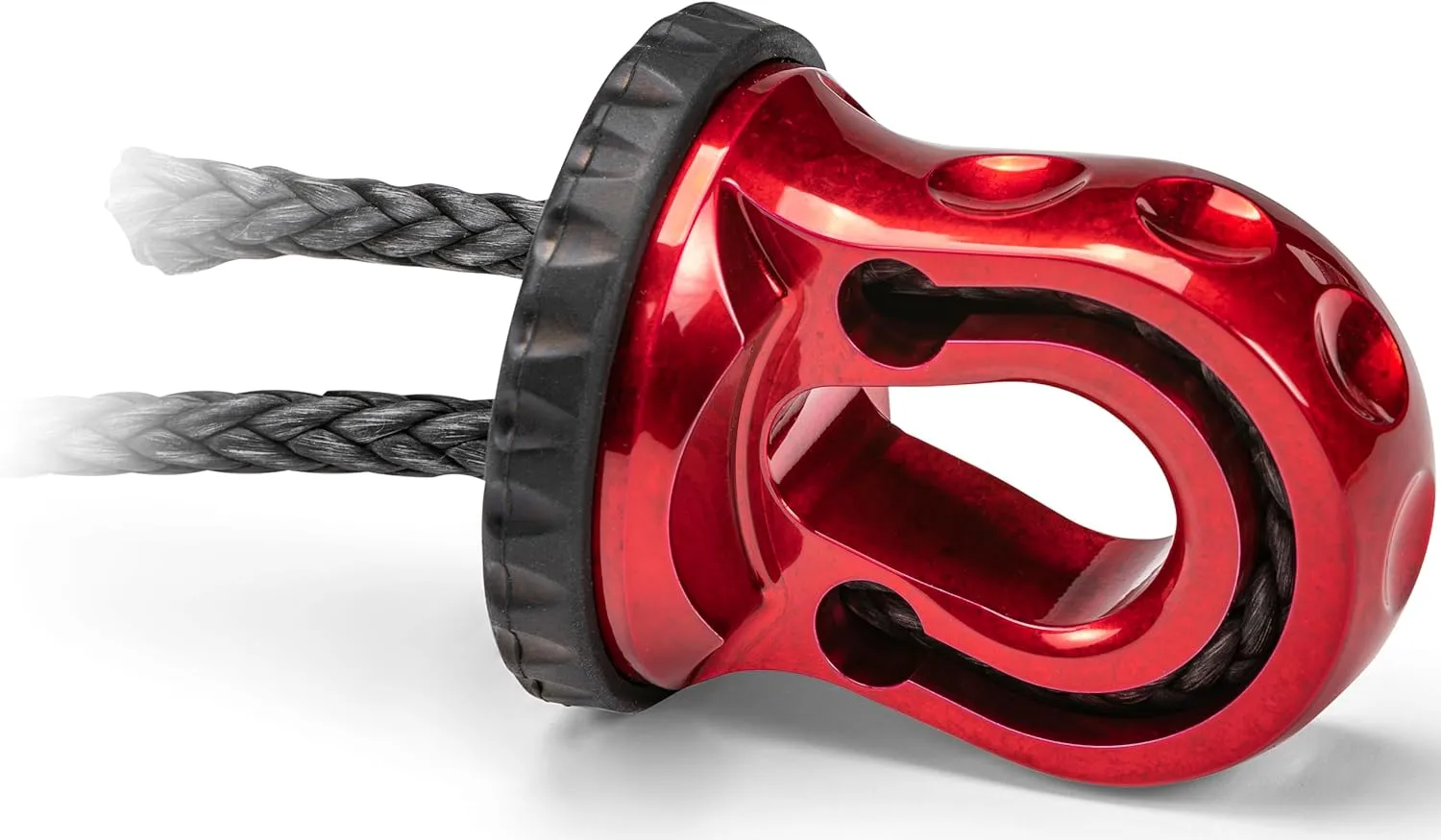 Factor 55 Splicer Synthetic Rope Shackle, Fits Rope up to 1/2" - Red