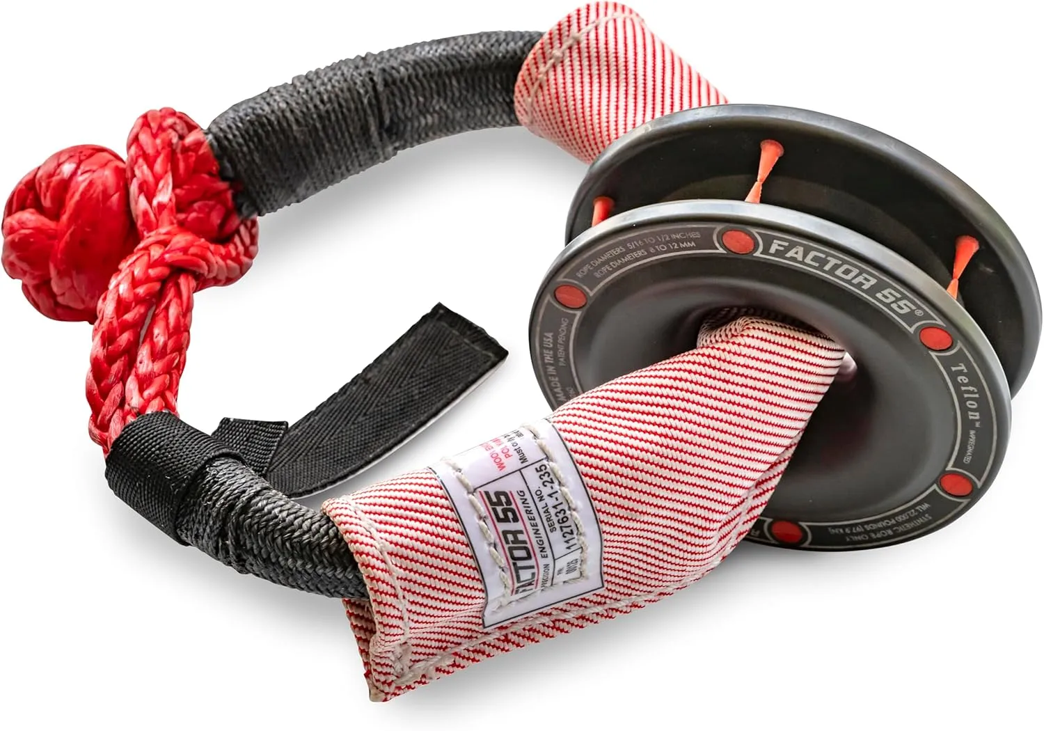 Factor 55 Ultraguard Soft Shackle Rope Sleeve Guard, 1-1/2" Diameter x 11" Length