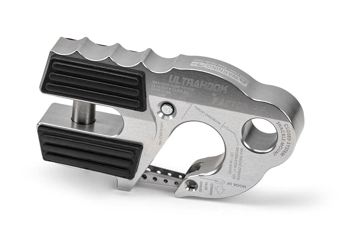 FACTOR 55 Ultrahook Winch Hook Closed System Shackle Mount