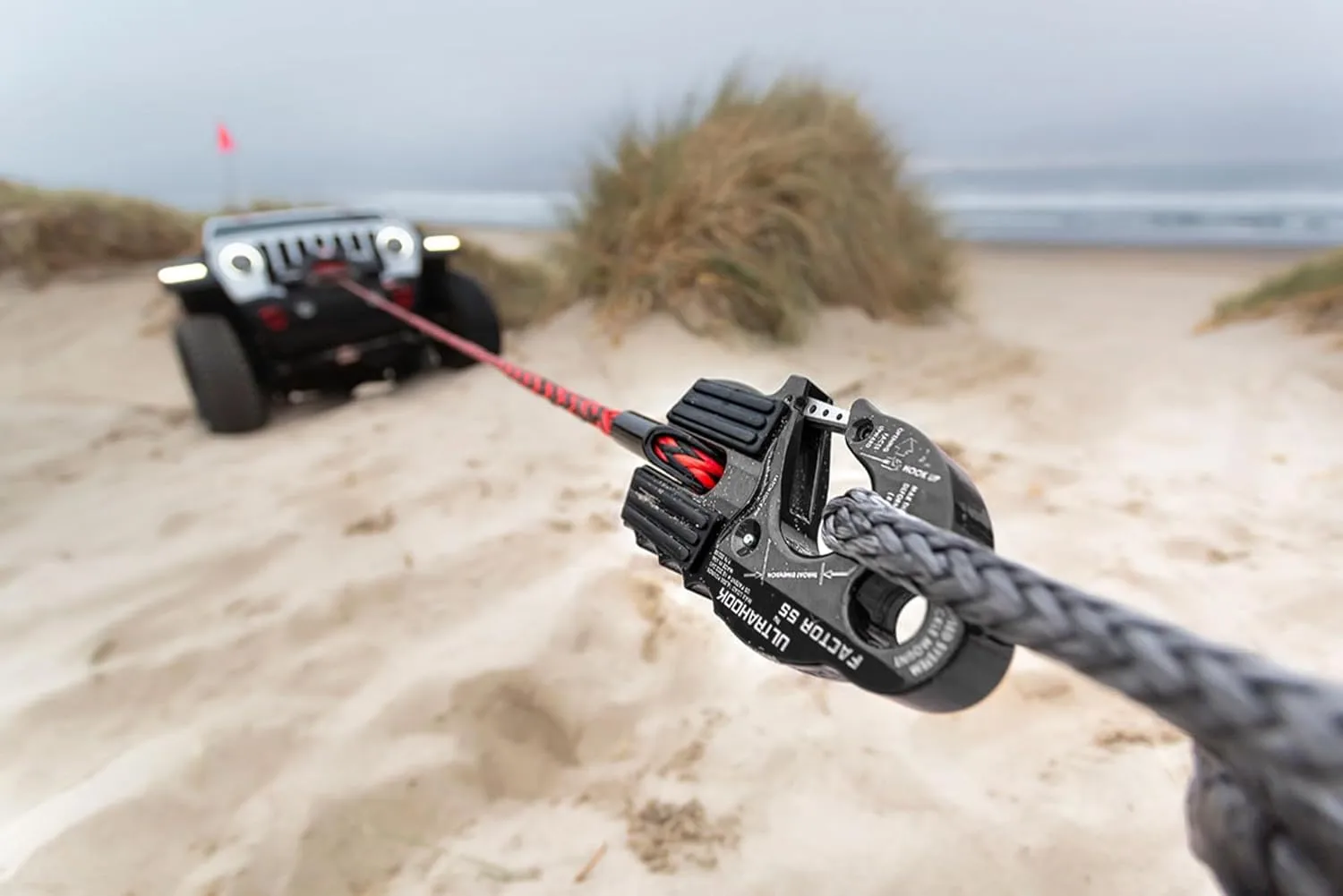 FACTOR 55 Ultrahook Winch Hook Closed System Shackle Mount