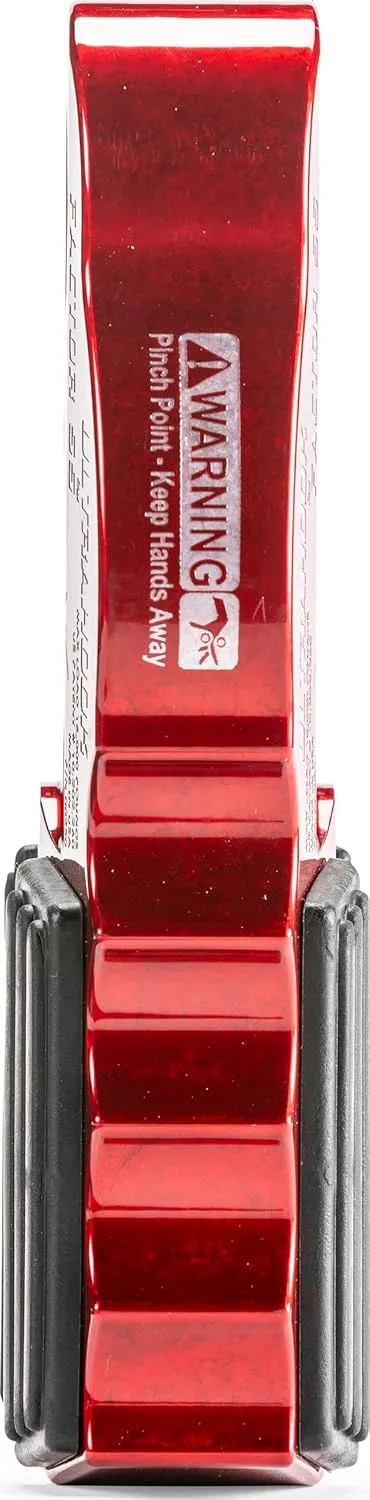 Factor 55 Ultrahook Closed System Shackle Pin Mount, Designed for Steel Cables and Synthetic Ropes - Red