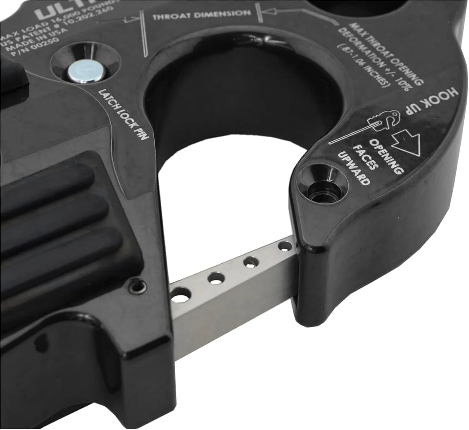 FACTOR 55 Ultrahook Winch Hook Closed System Shackle Mount