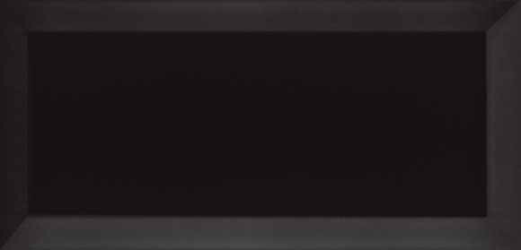 BISELADO NEGRO MATE 10X20, mp/cutie 1