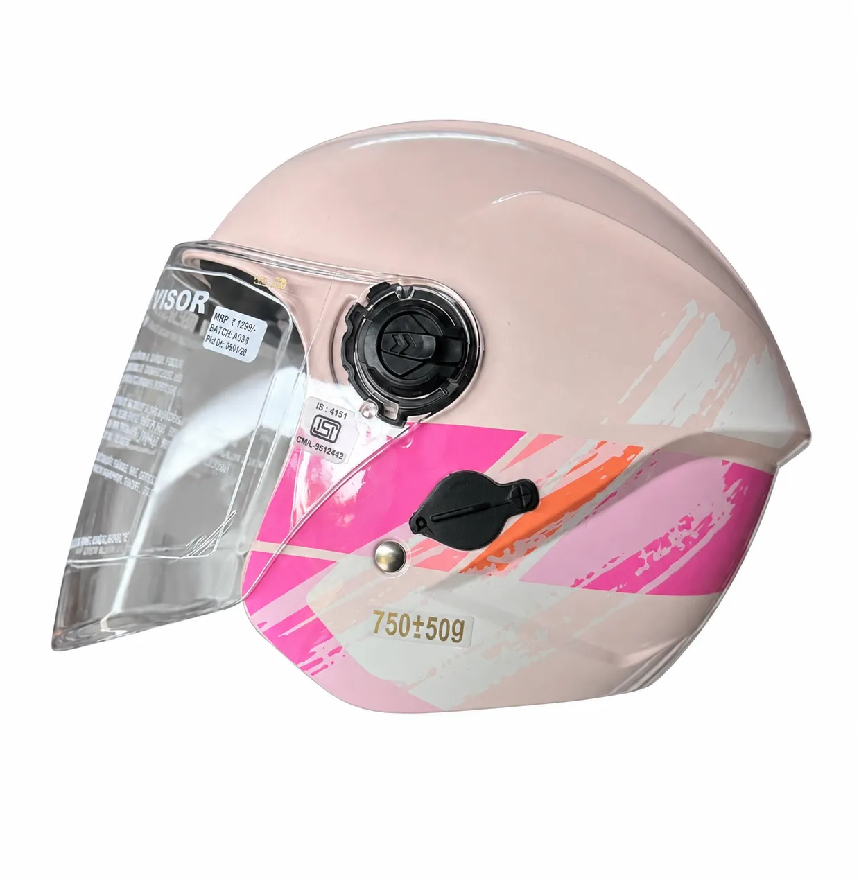 STEELBIRD SBH-80 FAIRY FR5 GLOSSY CORAL PEACH/PINK C/V (L) STEELBIRD SBH-80 FAIRY FR5 GLOSSY CORAL PEACH/PINK C/V (L)