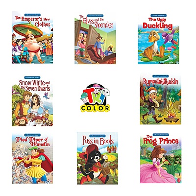 Classic Fairy Tales - All Time Favourite English Children Story Books | Set of 8 Books