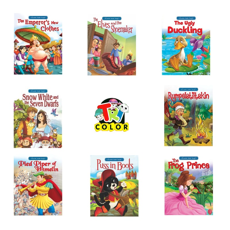 Classic Fairy Tales - All Time Favourite English Children Story Books | Set of 8 Books