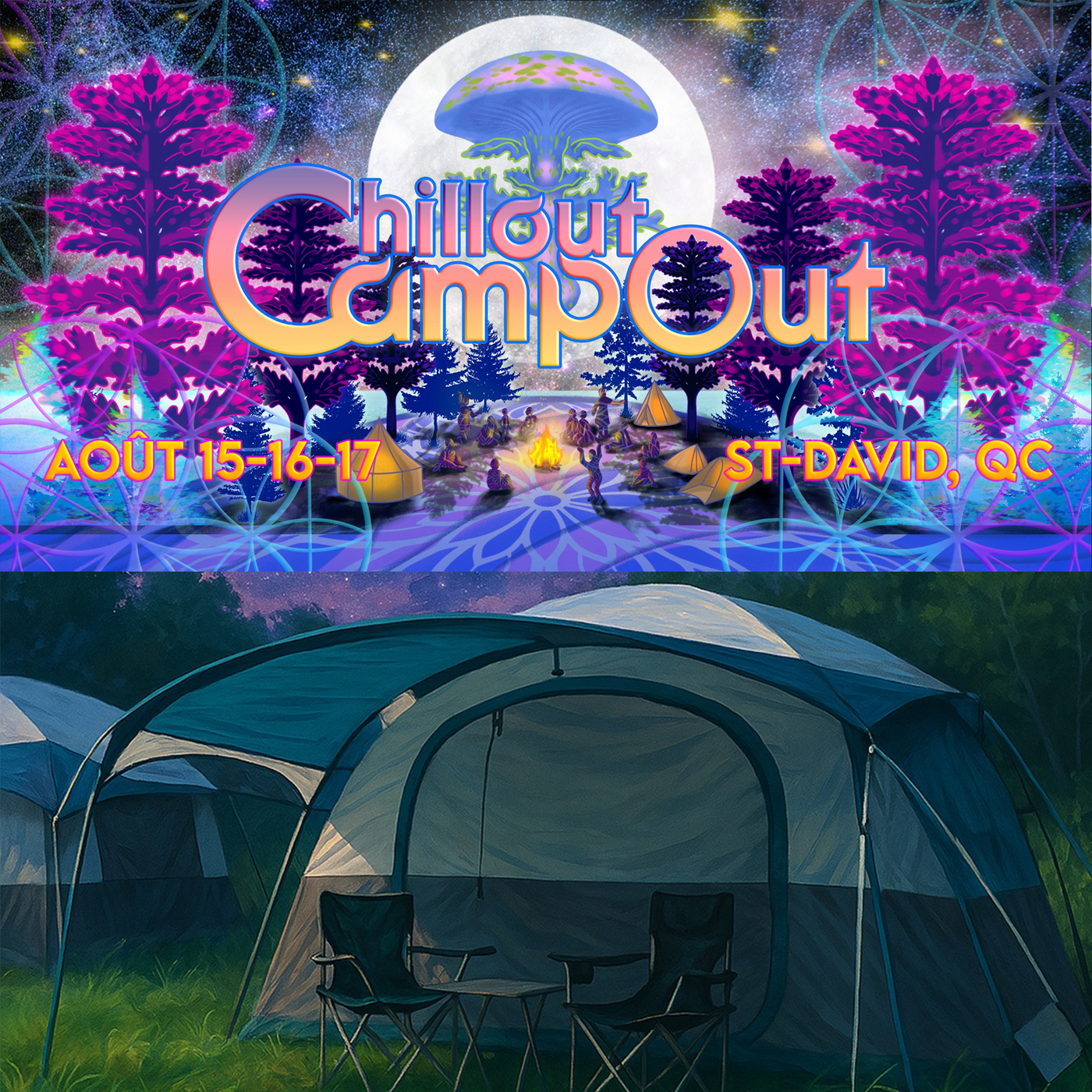 CHILLOUT CAMPOUT - Bivouac Familial - TOUTE LA FIN DE SEMAINE!!! CHILLOUT CAMPOUT - Bivouac Familial - TOUTE LA FIN DE SEMAINE!!!