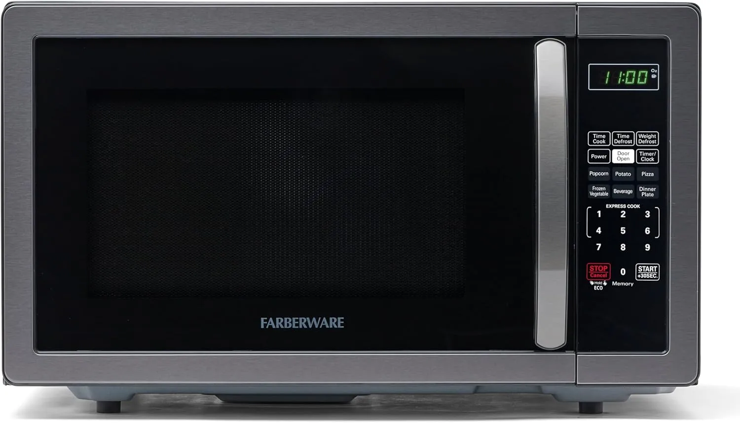 Farberware Countertop Microwave Oven 1000 Watts with LED Lighting & Child Lock