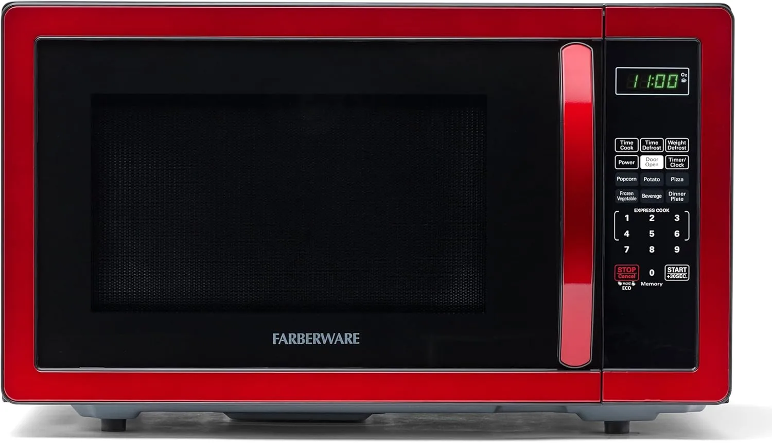 Farberware Countertop Microwave Oven 1000 Watts with LED Lighting & Child Lock