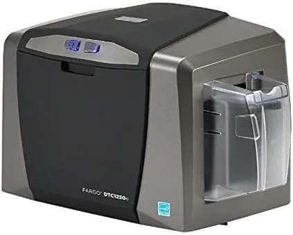 Fargo DTC1250e Single Sided Desktop Dye Sublimation/Thermal Transfer Printer - Color - Tabletop - Card Print - USB