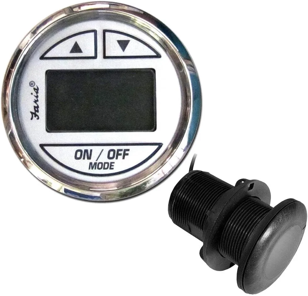 FARIA 2" Depth Sounder with Transducer