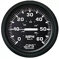 FARIA BEEDE 32816 Euro Speedometer GPS (60 MPH) Studded - 4, Black
