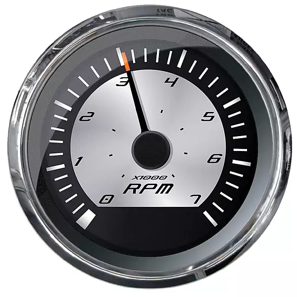 Faria Beede F22009 Platinum Tachometer (7000 RPM) - 4" (Gas Onboard, Outboard, I/O)