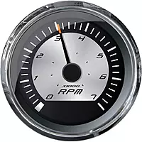 Faria Beede F22009 Platinum Tachometer (7000 RPM) - 4" (Gas Onboard, Outboard, I/O)
