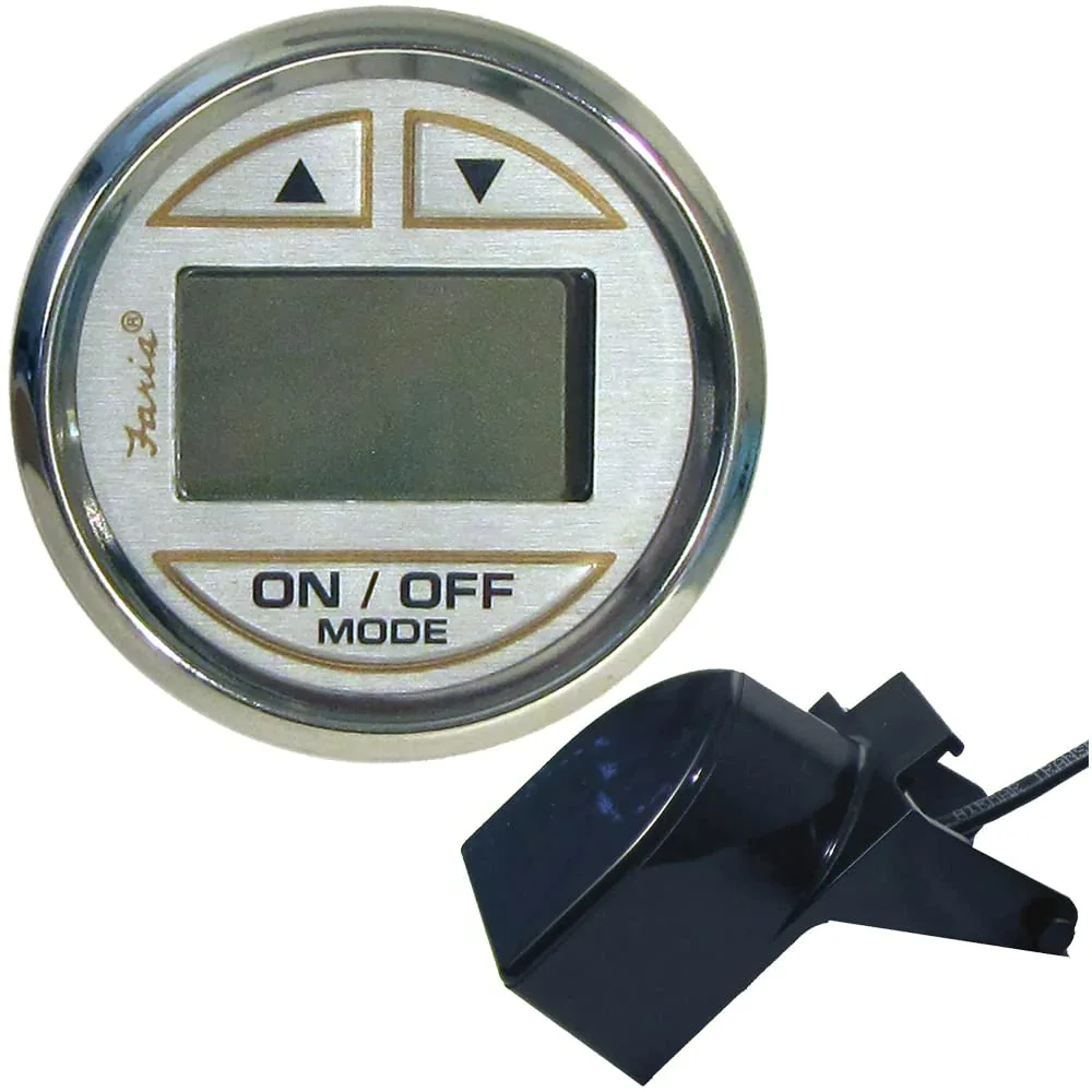 FARIA 2" Depth Sounder with Transducer