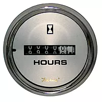 Faria 19020 Kronos Hourmeter Gauge 10,000 Hours - 12-32VDC, 2"