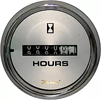 Faria 19020 Kronos Hourmeter Gauge 10,000 Hours - 12-32VDC, 2"