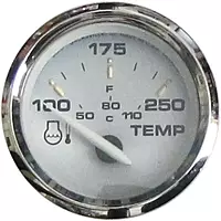 Faria 19003 Kronos Water Temperature Gauge (100-250°F) - 2"