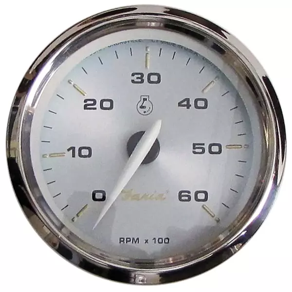 Faria Kronos 4" Tachometer - 6,000 RPM (Gas - Inboard & I/O)