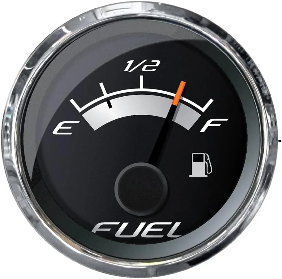 Faria Platinum 2" Fuel Level Gauge (E-1/2-F)