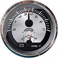Faria Platinum 4" Multi-Function - Tachometer & Voltmeter