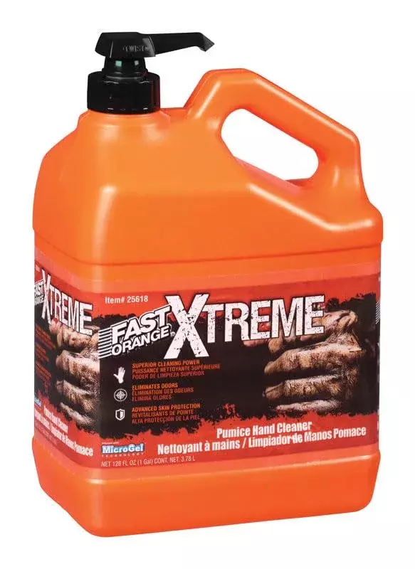 Permatex Fast Orange Xtreme Orange Scent Pumice Hand Cleaner 128 oz.