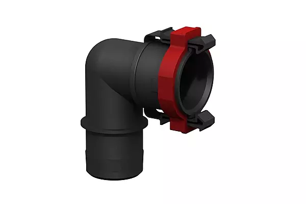 FATSAC Flow-Rite 1-1/8" Elbow Quick Connect Socket f/Auto Ballast System