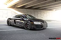 2009–2015 Audi R8 Coupe / Spyder Carbon Style Side Blades | CFRP + FGCF Finish