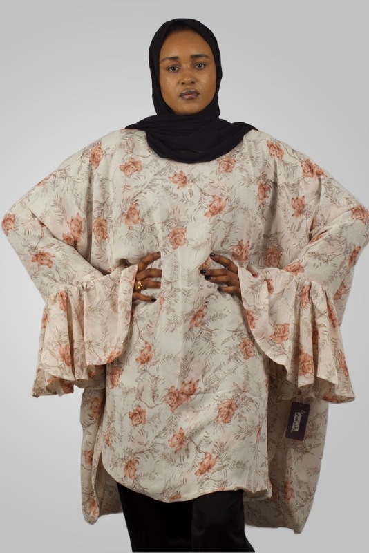 SOFT PETAL CAPE