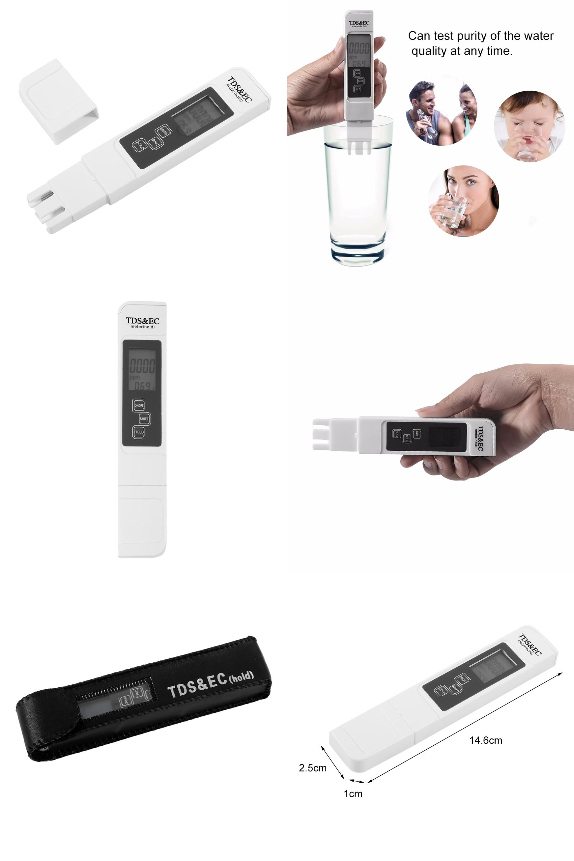 3 In 1 Multifunctional TDS EC PPM Water Quality Meter Tester Pen LCD Display 0 5000ppm TDS&EC Tester Pen 3 In 1 Multifunctional TDS EC PPM Water Quality Meter Tester Pen LCD Display 0 5000ppm TDS&EC Tester Pen