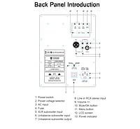 Tonewinner 400W deeper powered subwoofer 12 inch manufacturer