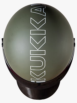 KUKKA K-1 W/P MATT BATTLE GREEN+WHITE 881 T/V (L)+1 EXTRA CAP