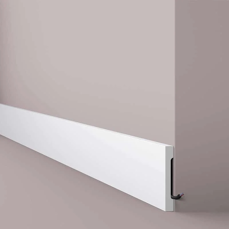 Plinta decorativa FD2S, duropolimer, 110x15x2000 mm