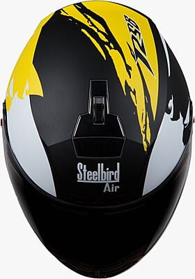 STEELBIRD SBA-1 BEAST GLOSSY BLACK/YELLOW C/V (L)