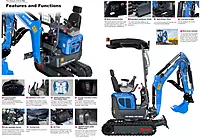 Rippa R13-4 Mini excavator