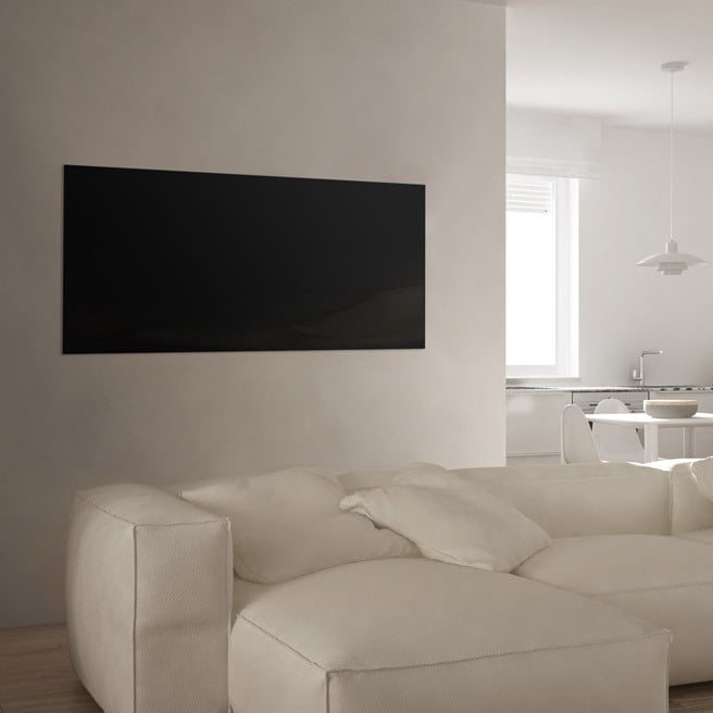 BVF PG fekete üveg infrapanel 600W BVF PG fekete üveg infrapanel 600W