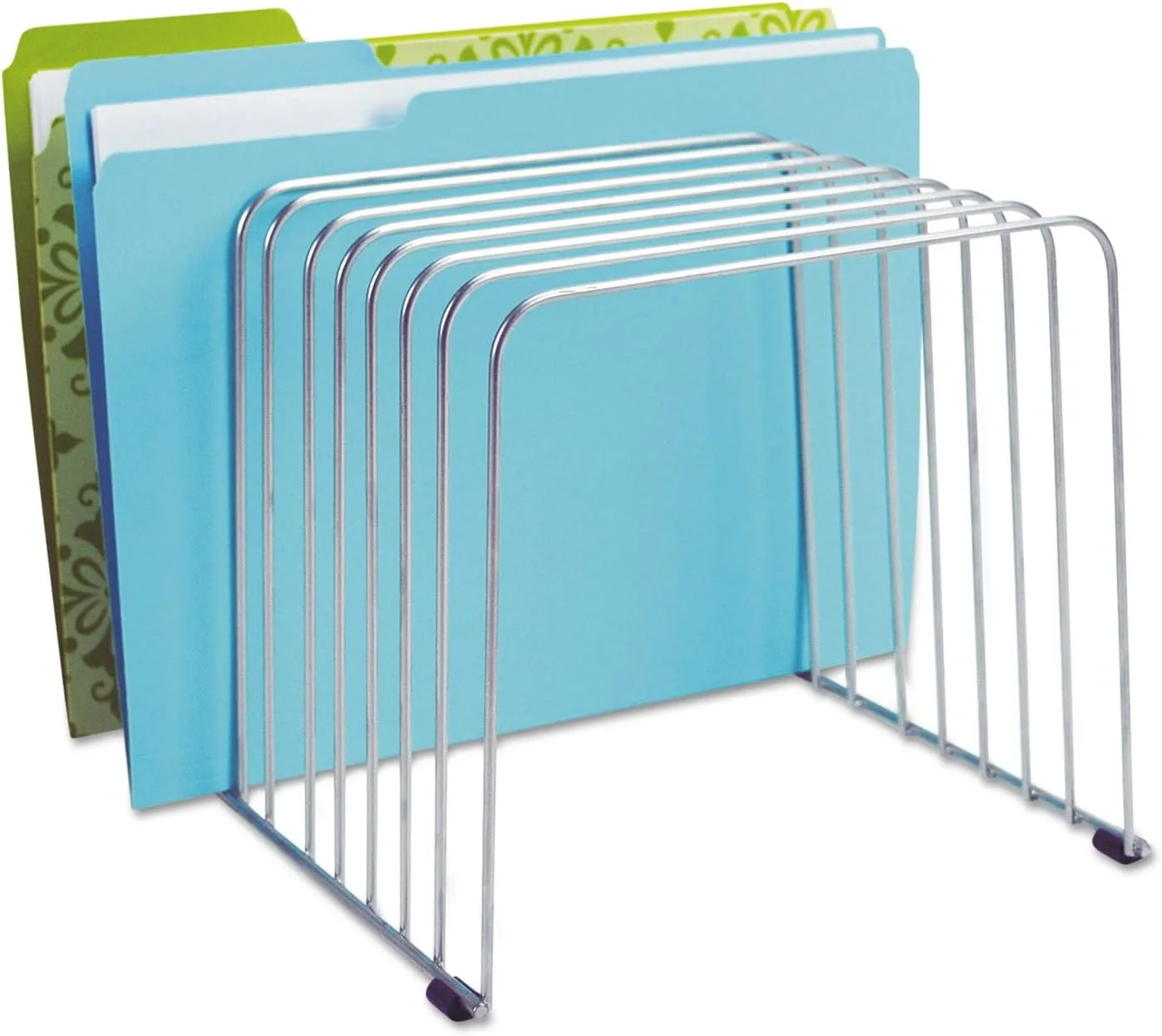 Fellowes Wire File Sorter, 11-Section Desktop Organizer, Silver
