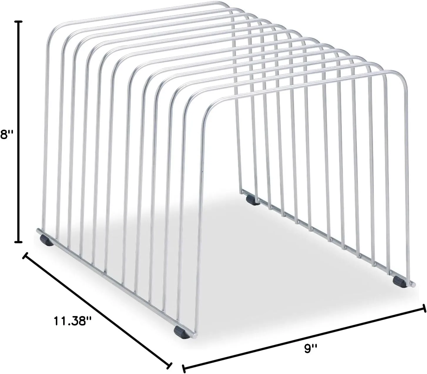 Fellowes Wire File Sorter, 11-Section Desktop Organizer, Silver
