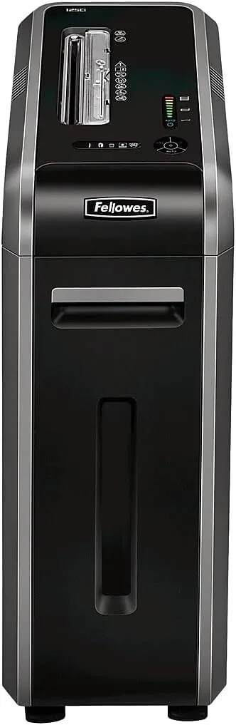 Fellowes, Inc Shredder,Cross Cut, 18 Sht Cap, 11-1/4"X21-1/8"X28-4/5", Black