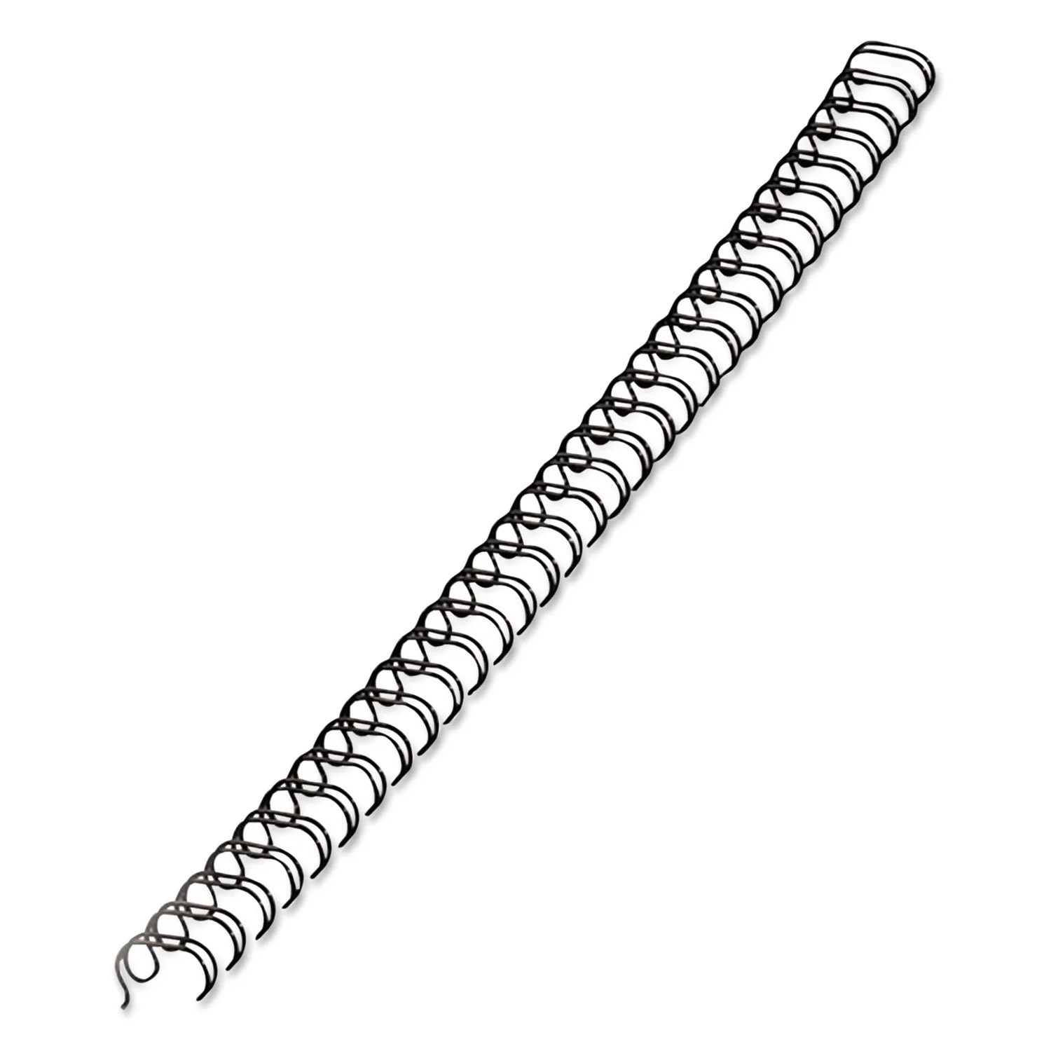 Fellowes Double-Loop Wire Binding Combs, 0.3in x 11in x 0.3in, Black, Pack Of 25