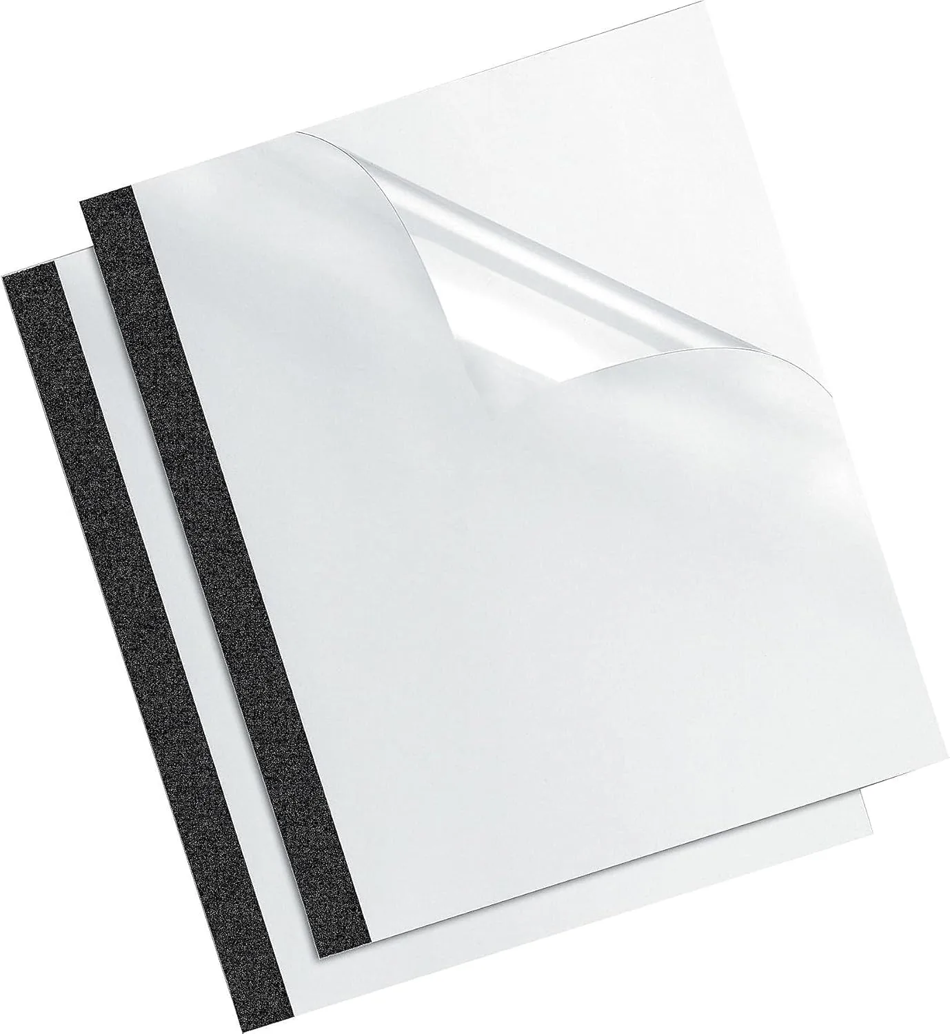 Fellowes Thermal Heavy-Gauge Binding Covers, 1/8in, 16-30 Sheet Capacity, Clear/Black, 10-Pack