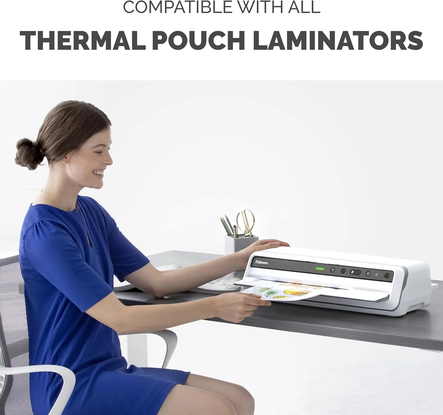 FELLOWES Thermal Laminating Pouches, Glossy, 3 mil, Legal